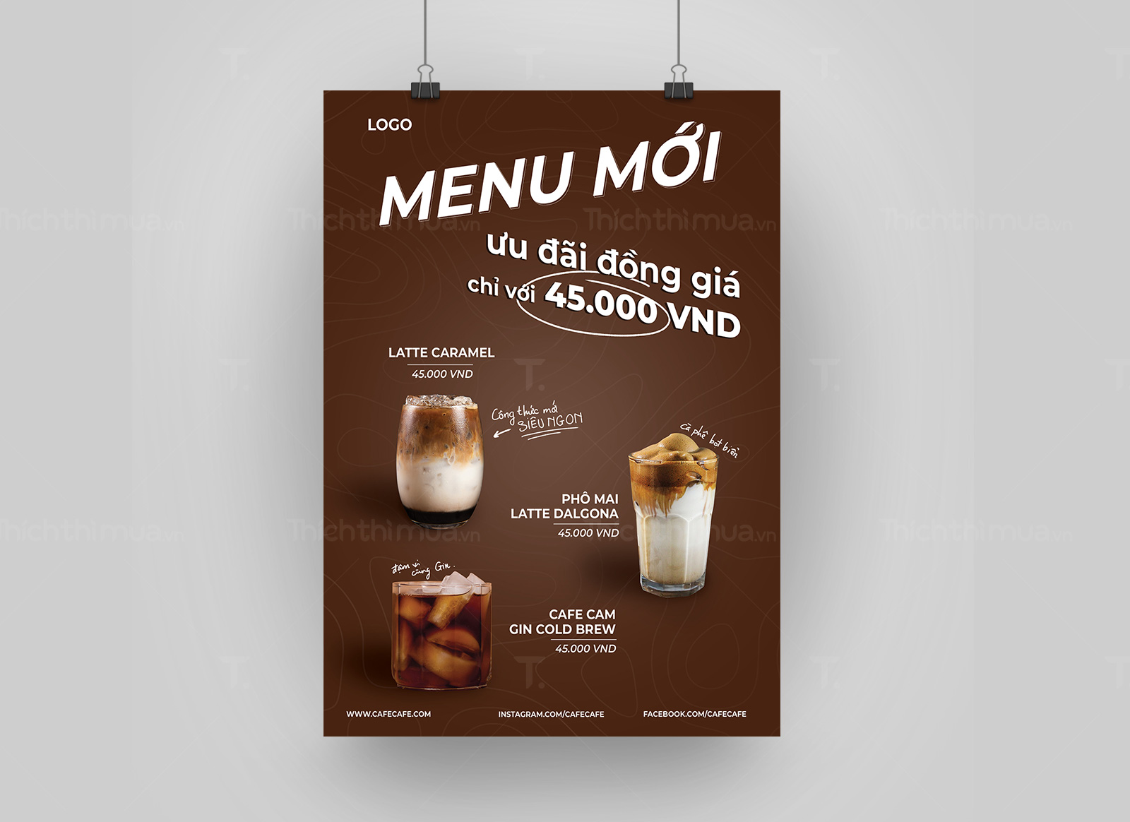 Poster cà phê