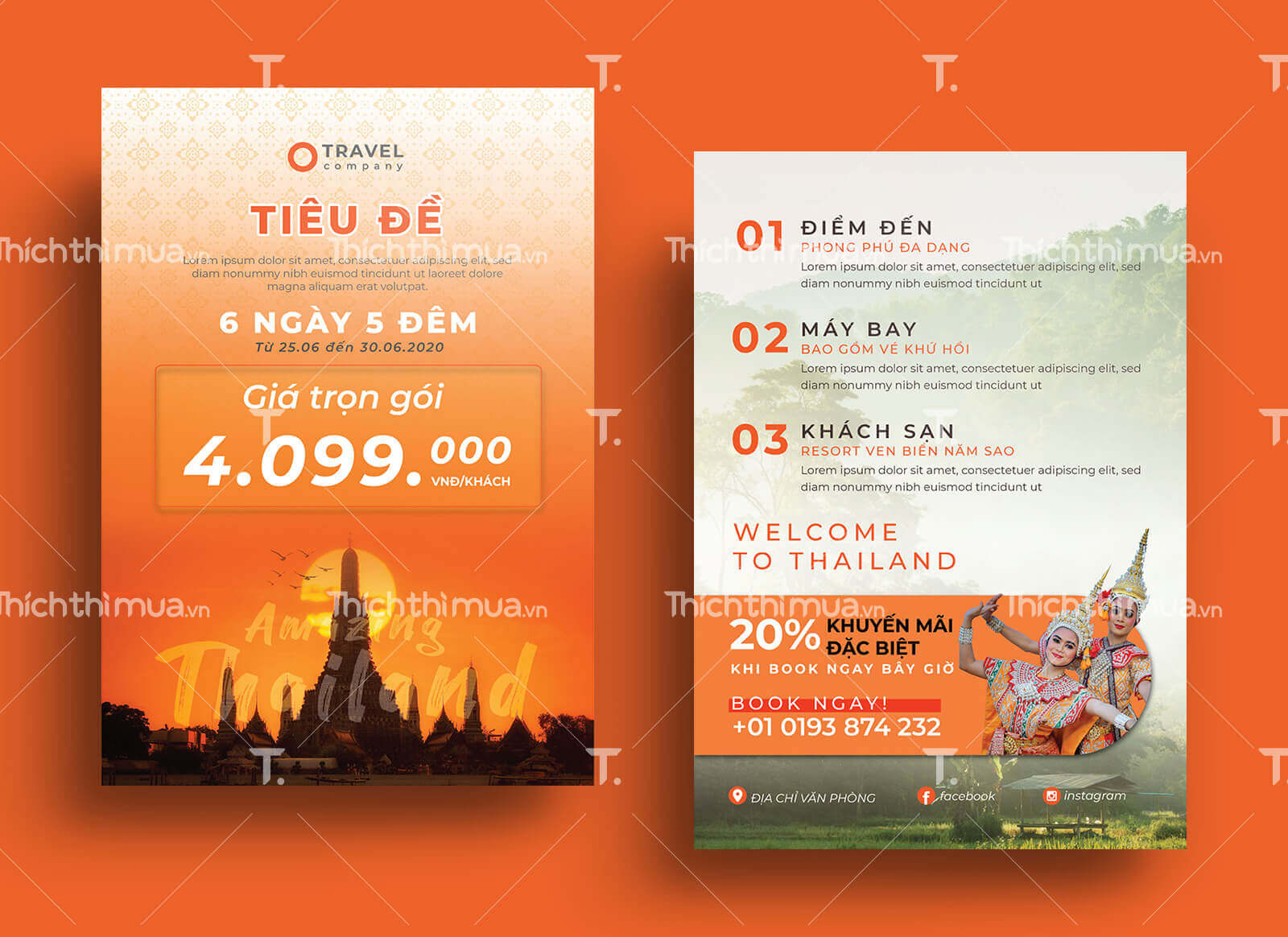 Tờ rơi du lịch khám phá Thái Lan